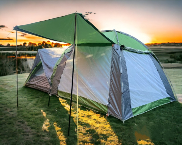 Палатка - шатер четырехместная 480х250х190/165см.